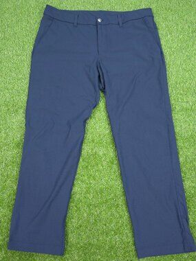 Lululemon Pants Mens 36x29 Blue Commission ABC Relaxed Straight Fit Golf